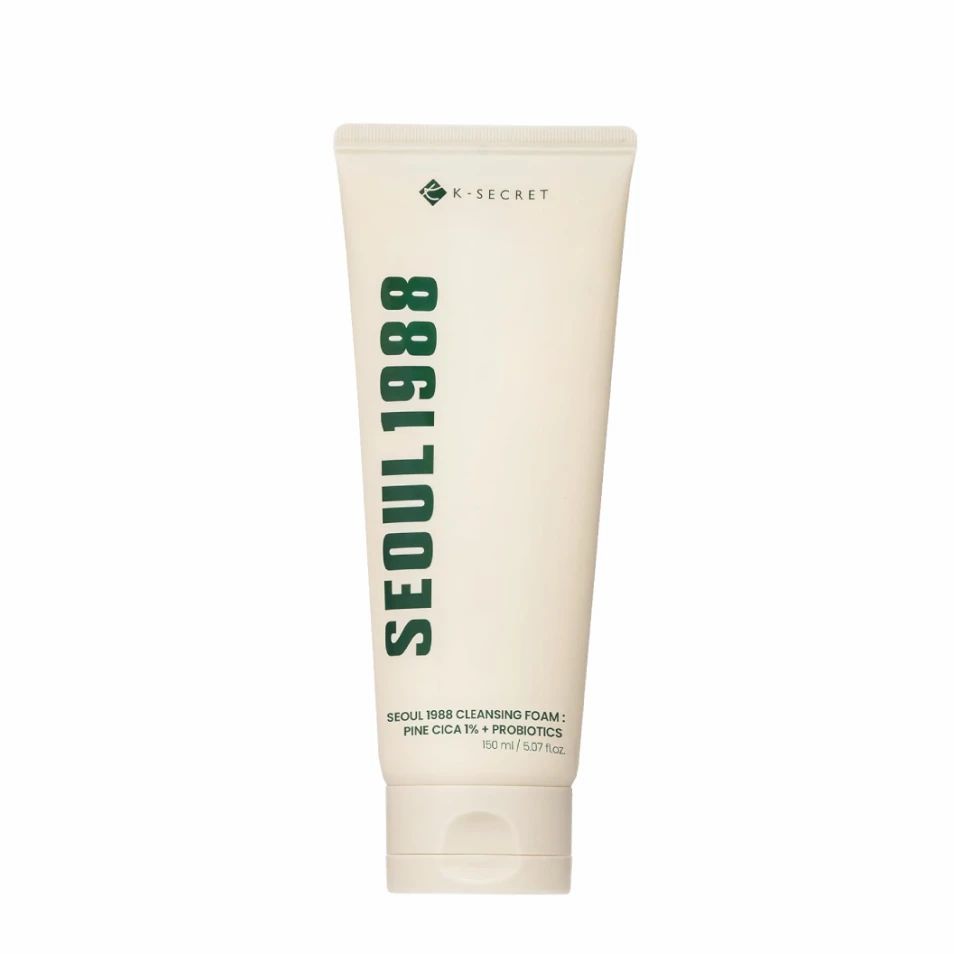 KSECRET Cleansing Foam : Pine CICA 1% + Probiotics 150 ml Schiuma