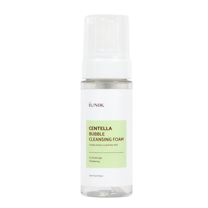 IUNIK Centella Bubble Cleansing Foam 150 ml Detergente