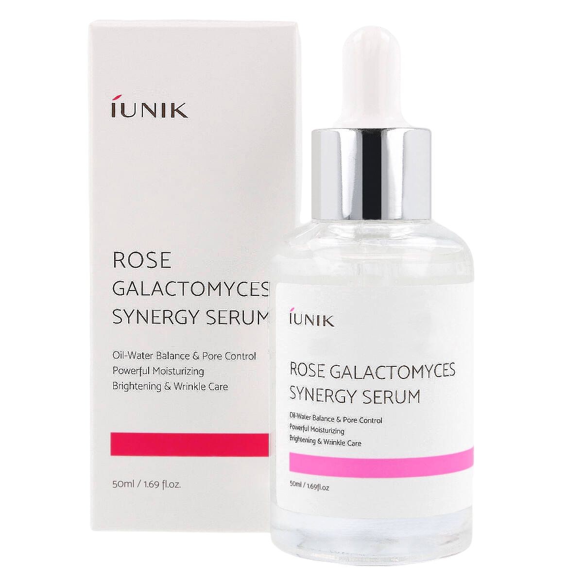iUNIK Rose Galactomyces Synergy Face Serum – siero idratante antietà 50 ml Crema giorno