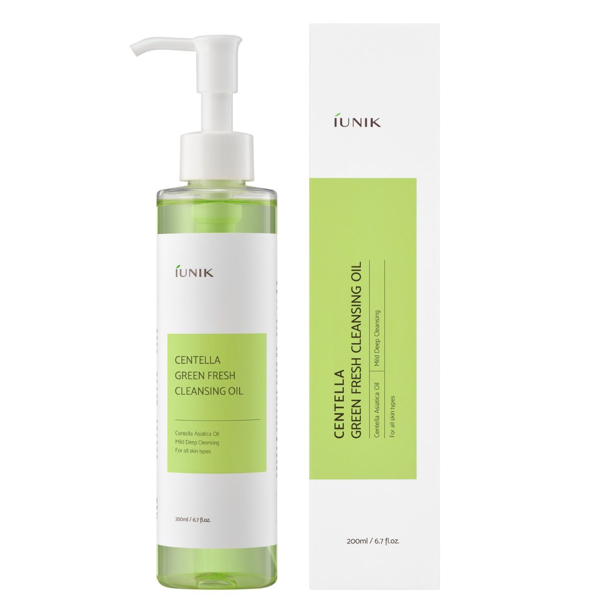 iUNIK Centella Green Fresh Cleansing Oil 0,2 l