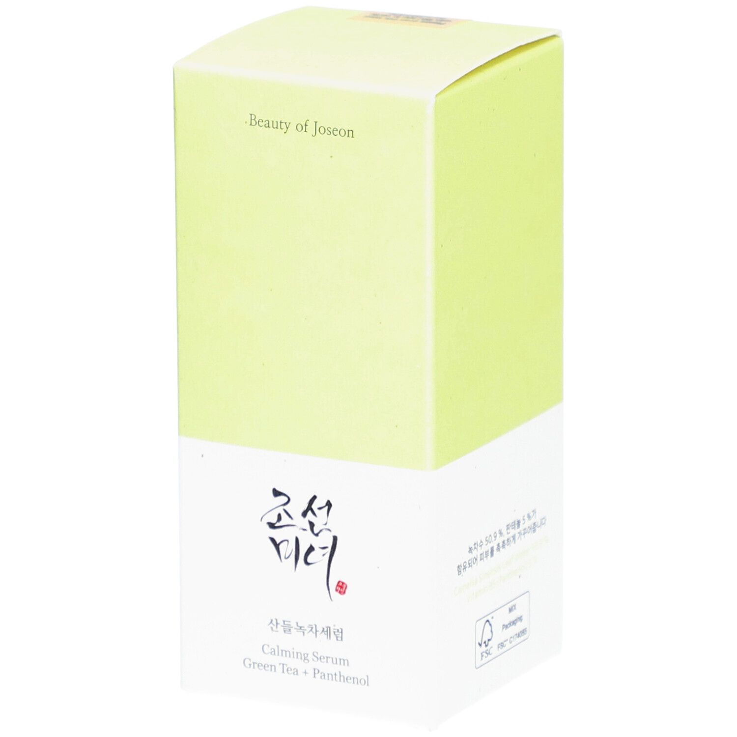 BEAUTY OF JOSEON Siero calmante Tè verde + Pantenolo 30 ml