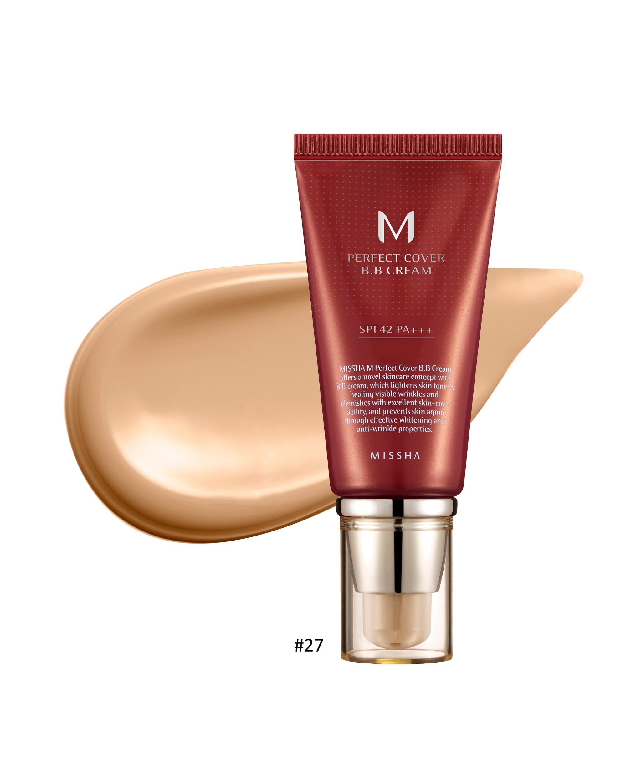 Missha bb Cream Perfect Cover 27 Honey Beige spf 42 50 ml Make up