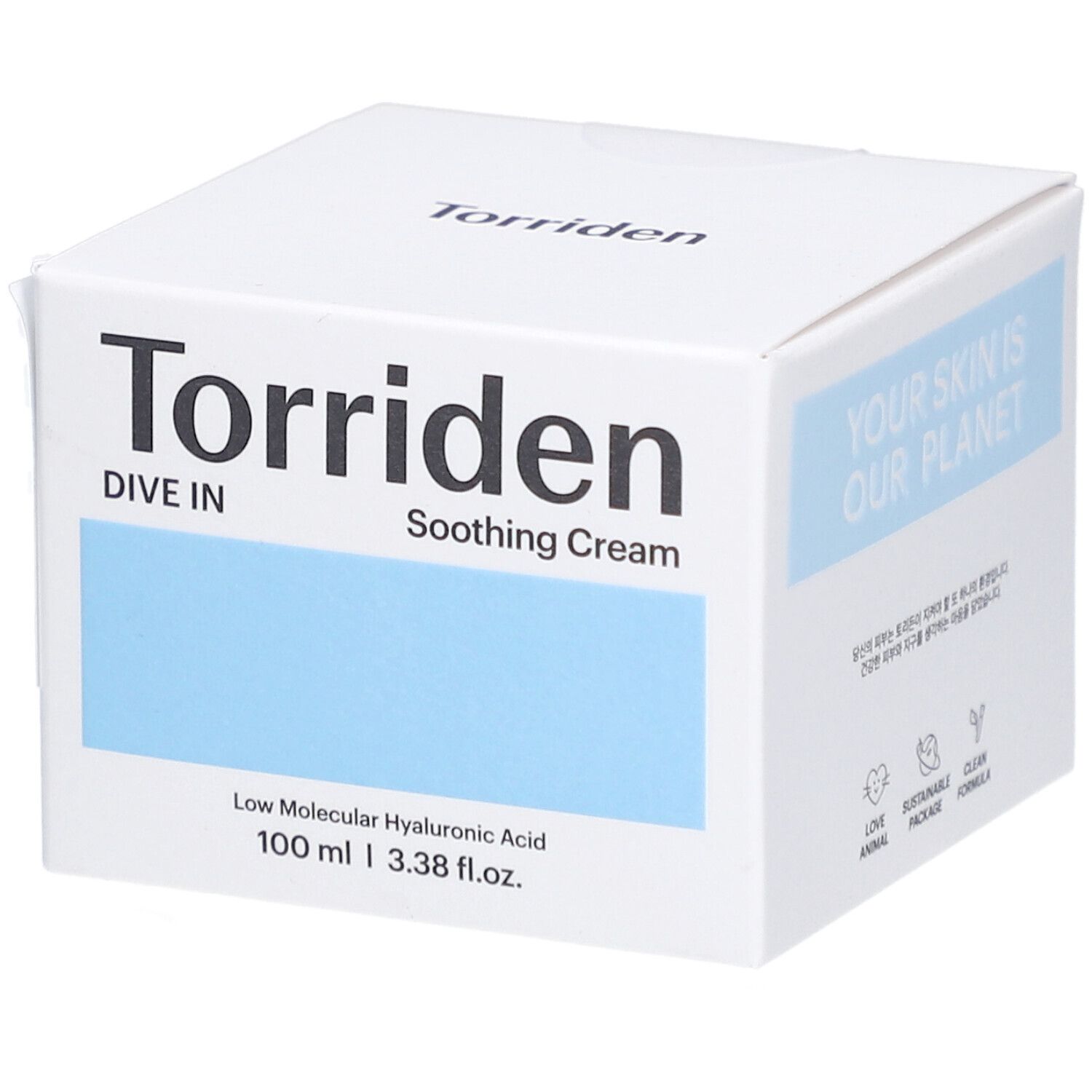 TORRIDEN - Crema lenitiva all'acido ialuronico a basso peso molecolare Dive-in 100 ml Gel