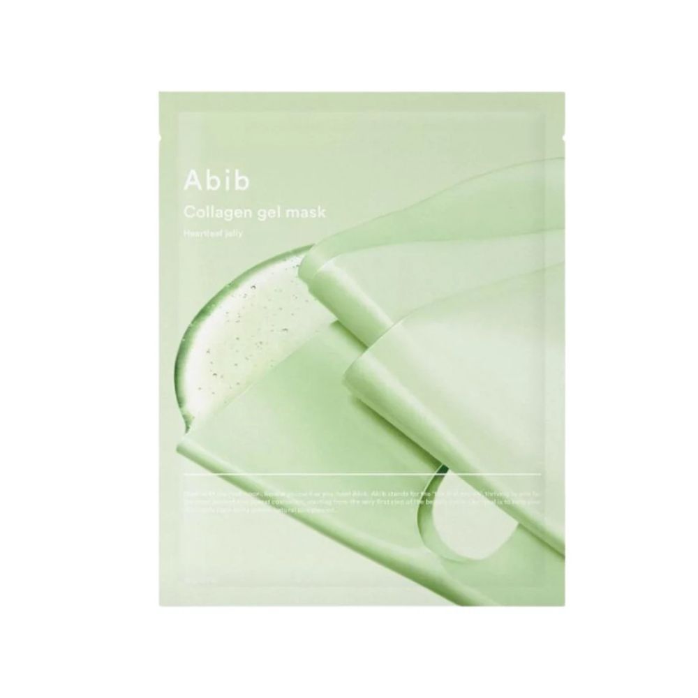 ABIB Collagen Gel Mask Heartleaf Jelly – Maschera gel lenitiva e rassodante 35 g viso