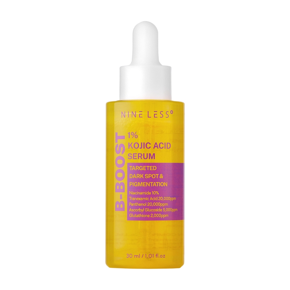 NINE LESS B-Boost Kojic Acid Serum – per una pelle luminosa e uniforme 30 ml Siero