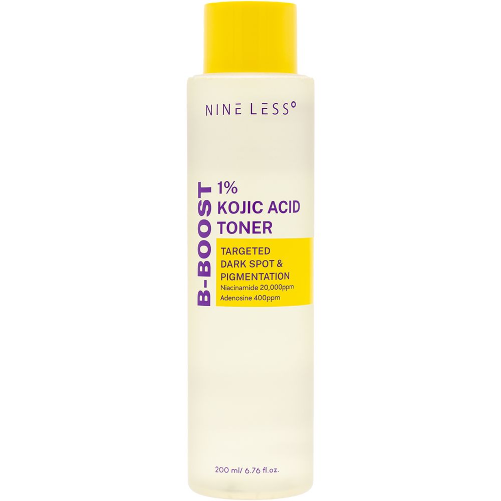NINE LESS B-Boost 1% Kojic Acid Toner – Tonico schiarente e uniformante 200 ml