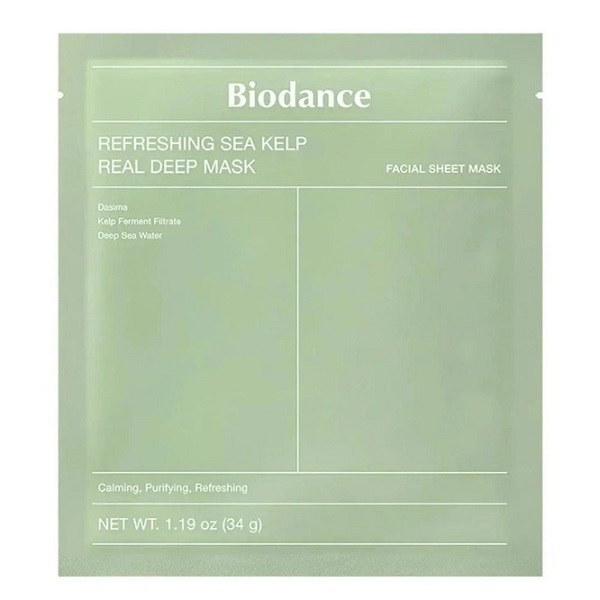 Biodance refreshing sea kelp real deep mask