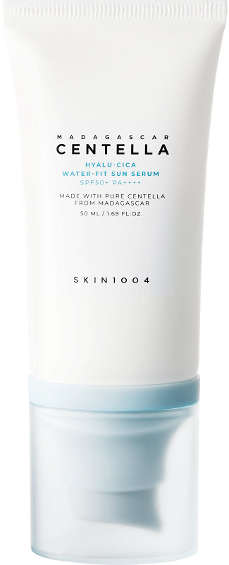 Skin1004 Madagascar Centella Hyalu Cica Water Fit Sun Serum Spf 50+ Crema Soler Viso Protezione Molto Alta 50ml