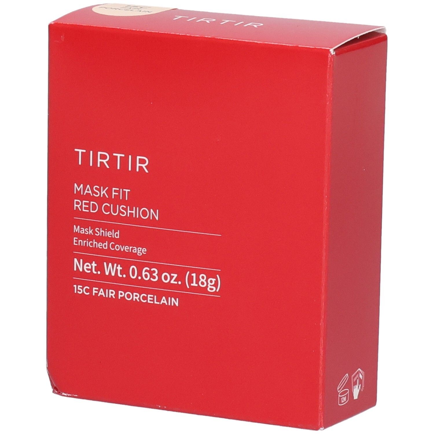 Tirtir Mask Fit Red Cushion No.15C Fair Porcelain, 18 g Make up
