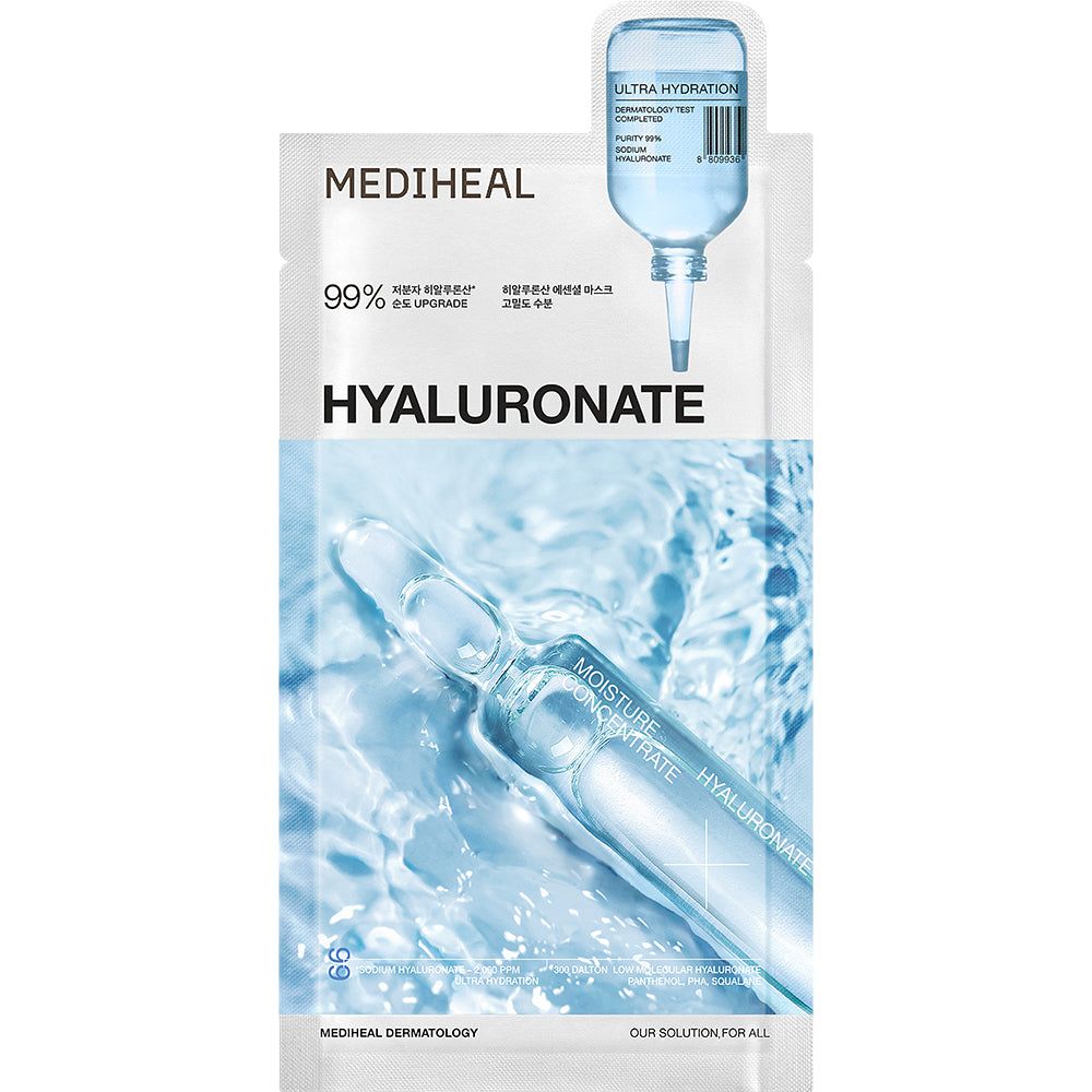 MEDIHEAL Hyaluronate Essential Sheet Mask Ultra Hydration 24 ml Maschera viso