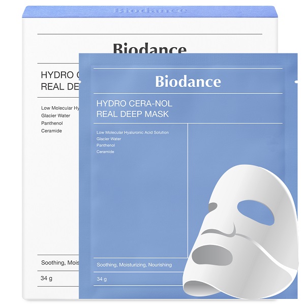 Biodance Hydro Cera Nol Real Deep Mask Maschera Viso Notte Rigenerante 4 Pezzi