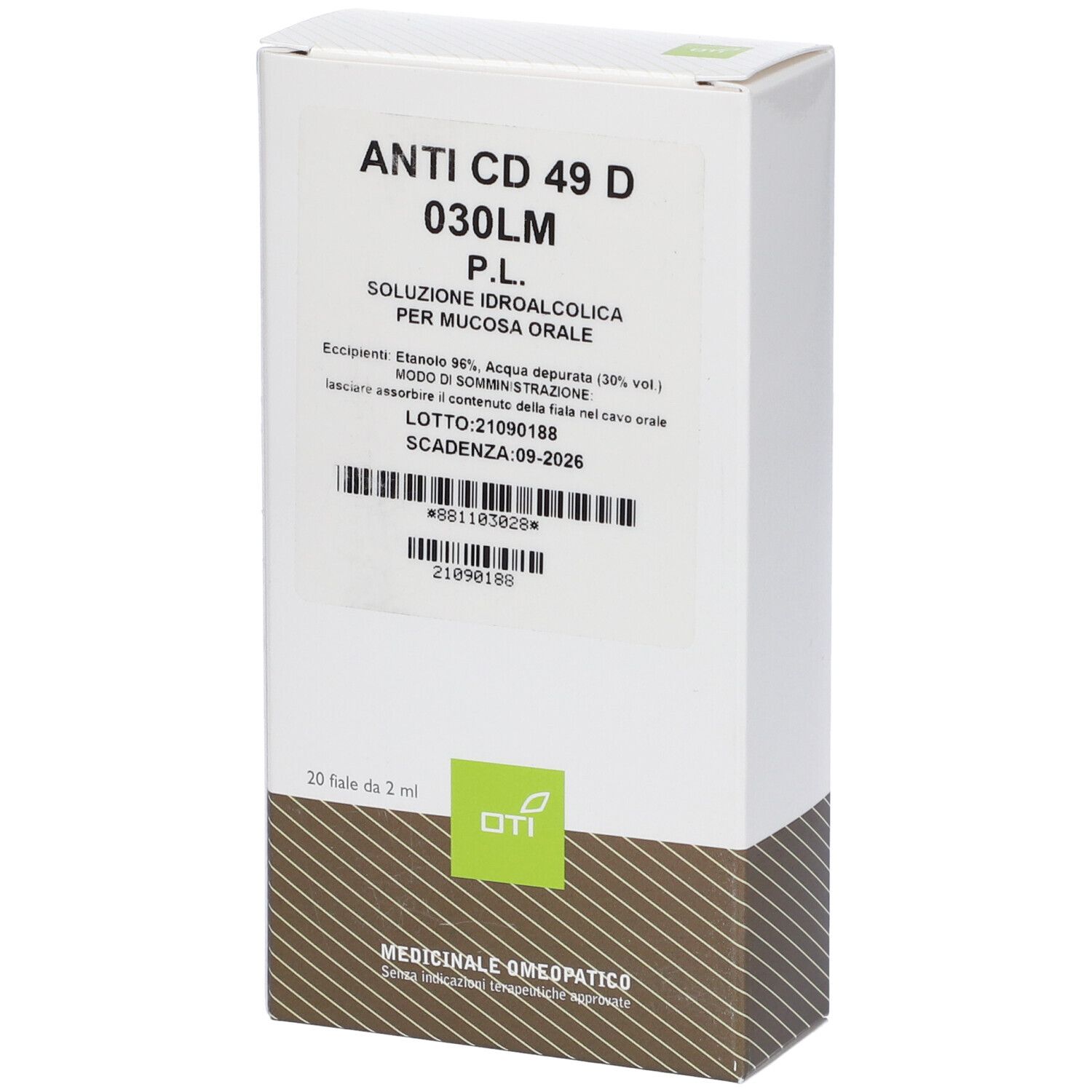 Anti Cd 49 D 30 Lm Potenziate Liquide 20 Fiale — confronto prezzi