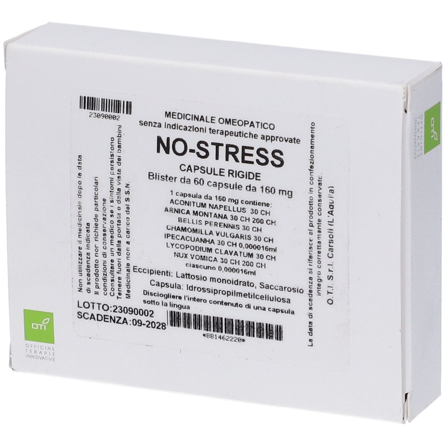 No-Stress Composto 60 Capsule 12 g — confronto prezzi