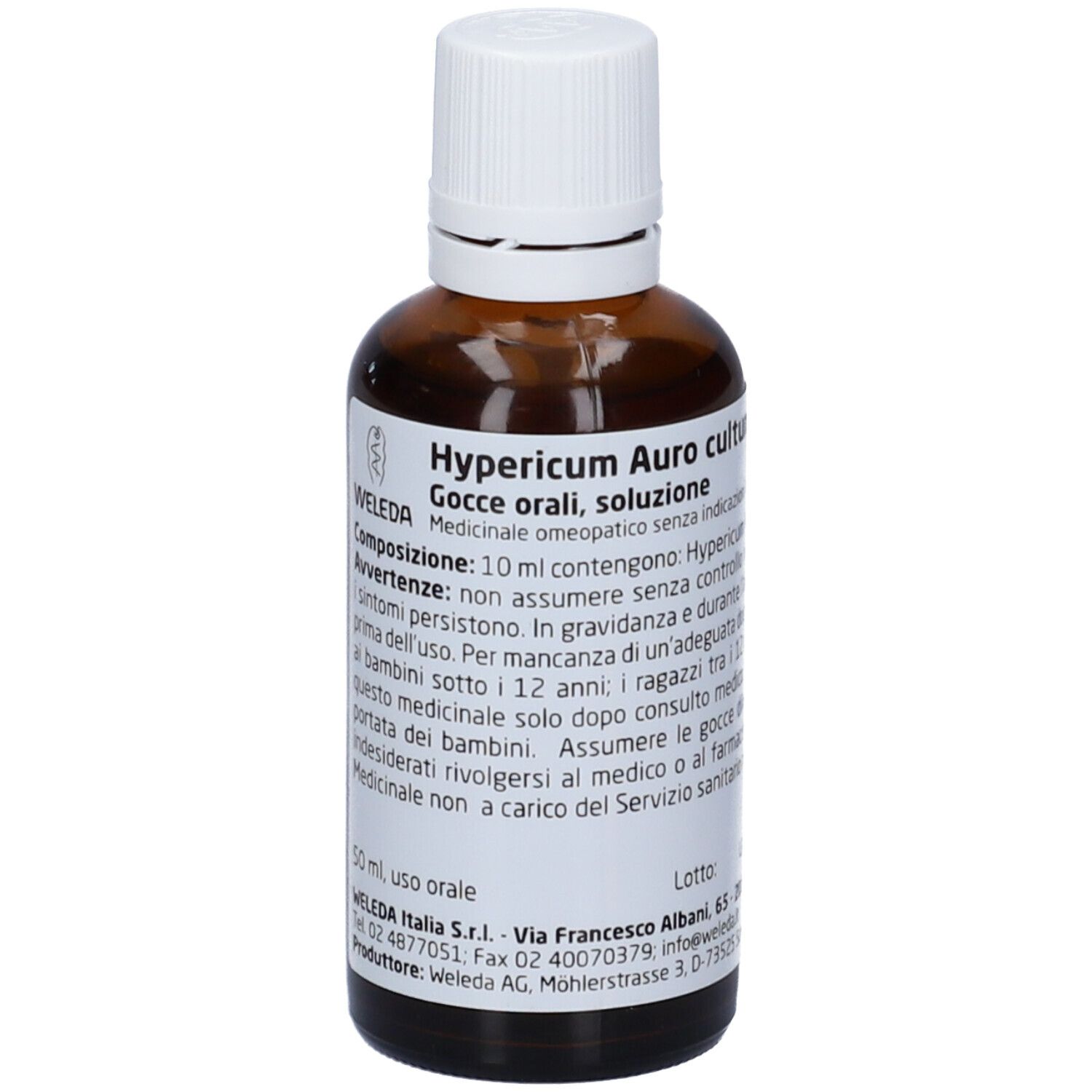 Hypericum Auro Cultum Herba D2 50 ml Gocce — confronto prezzi