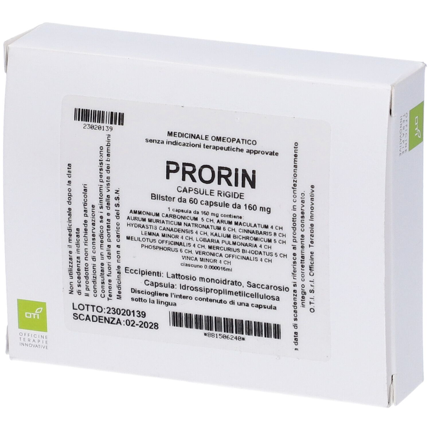 PRORIN COMPOSTO 60CPS