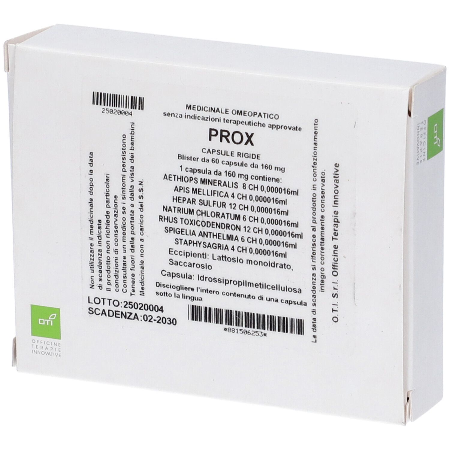 PROX Comp.60 Cps — confronto prezzi