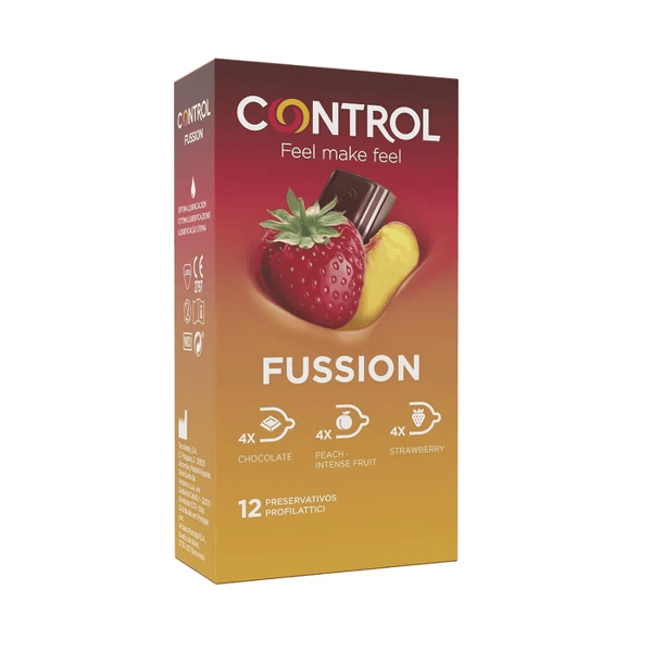 Control Fussion Preservativi Aromi Assortiti 12 Preservativi