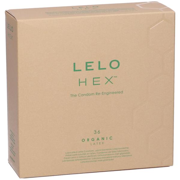 Lelo Hex Organic Preservativi in Lattice Biologico 36 Pezzi