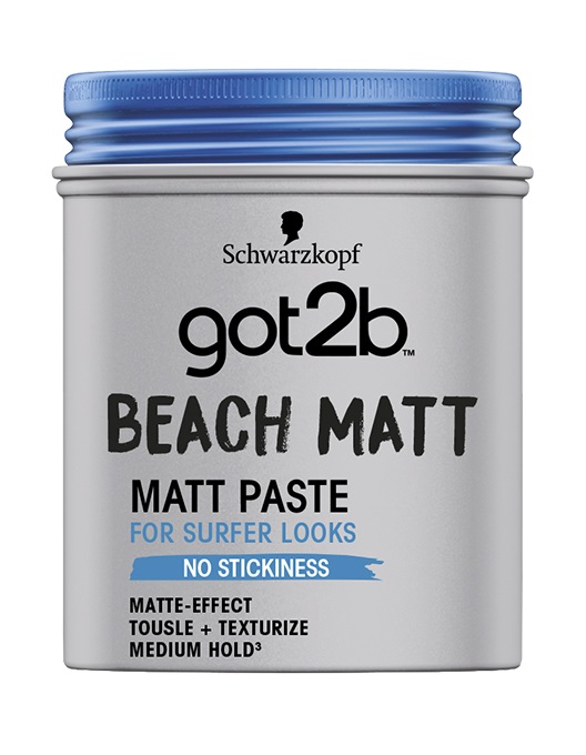 Got2b Beach Matt Paste Per Capelli Fissaggio Medio Effetto Matt Per Texture Definita 100ml