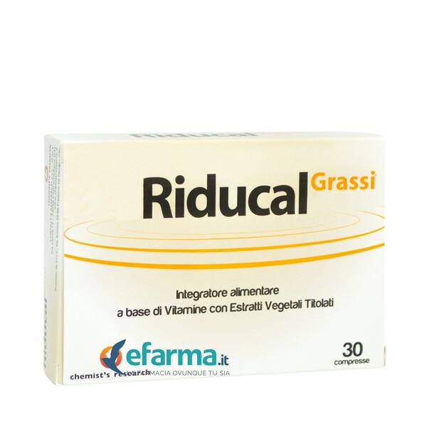 Riducal Grassi Integratore Controllo del Peso 30 Compresse