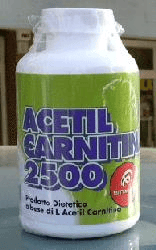 Acetil Carnitina NEU Integratore per il miglioramento delle Attività Fisiche 120 Capsule