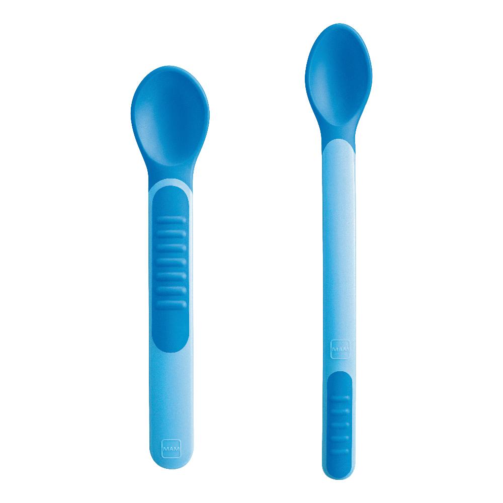 Mam Heat Sensitive Spoons & Cover Cucchiaino Con Coperchio 6m+ Neutro 2 Pezzi — confronto prezzi