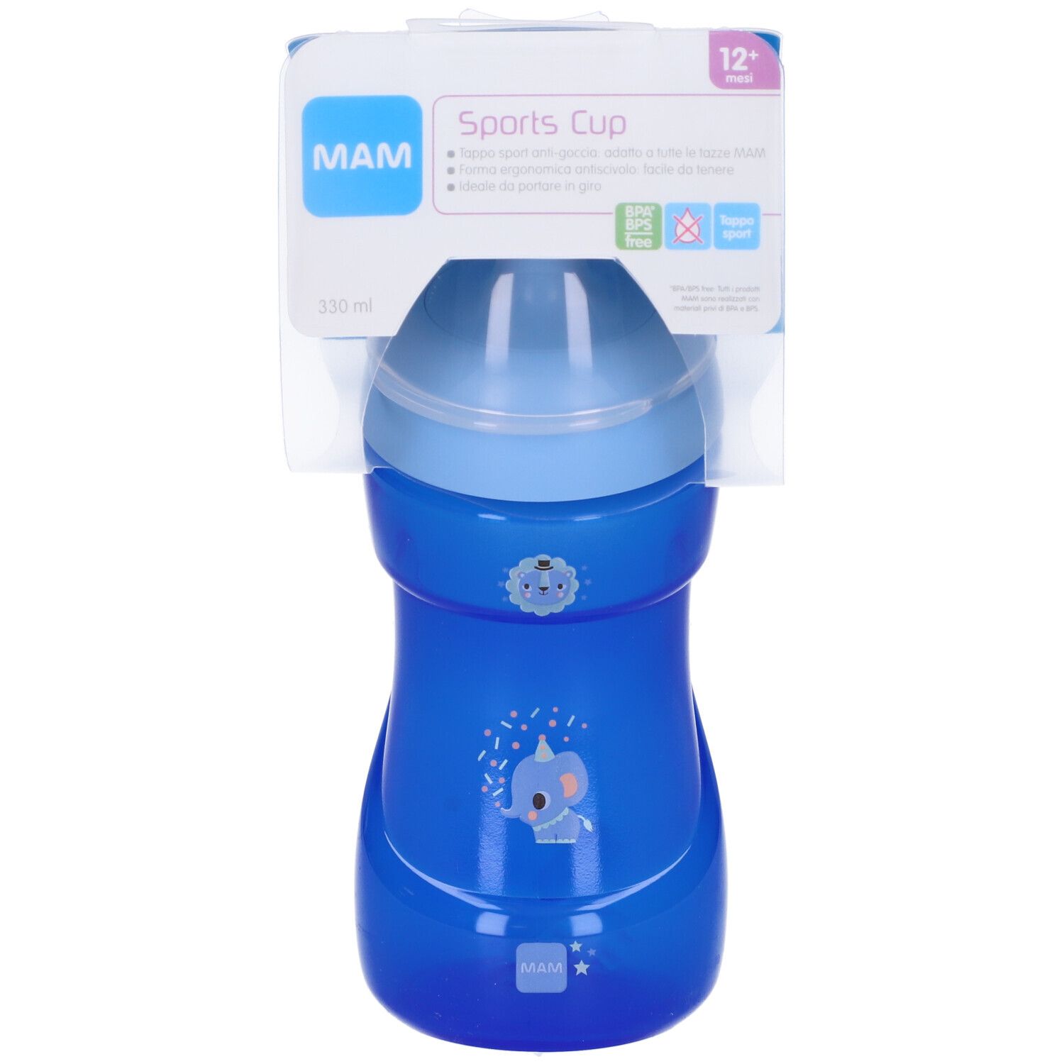 MAM Tazza Sports Bambino Colore Azzurro 12m+