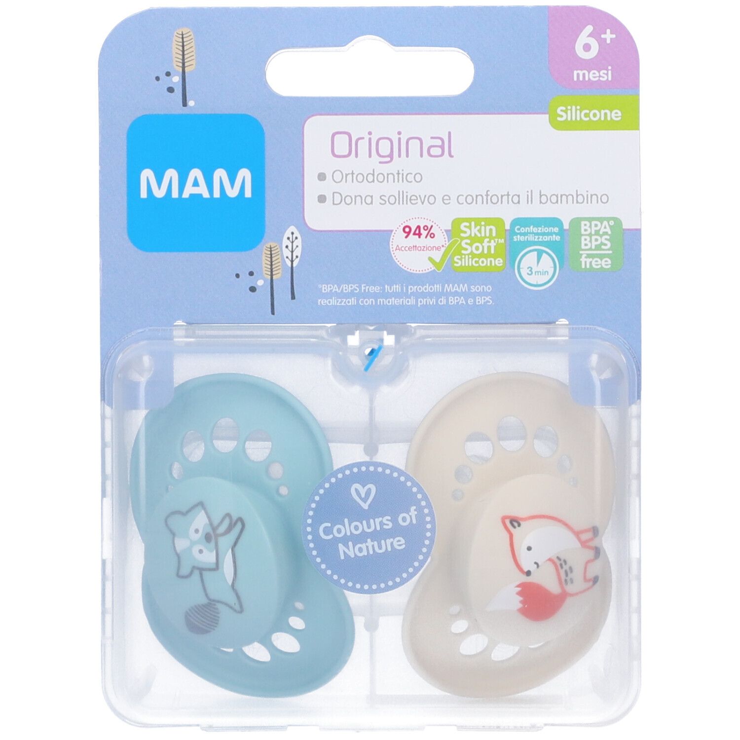 Mam Original 6+m Silicone Doppio 1 pz Succhietti — confronto prezzi
