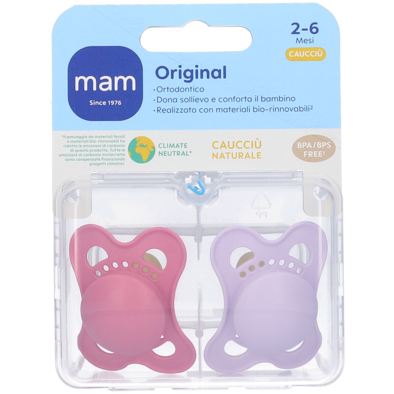 MAM ORIGINAL 2-6 CAUC FEMM 2PZ