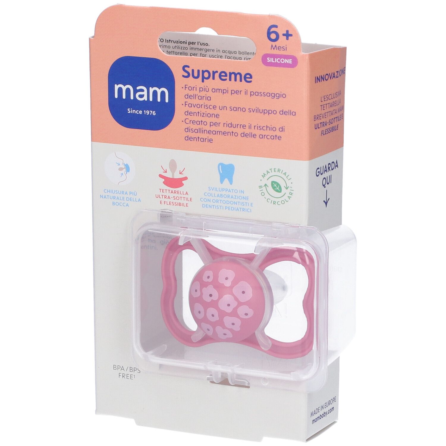 MAM SUPREME 6+ SIL 1X F