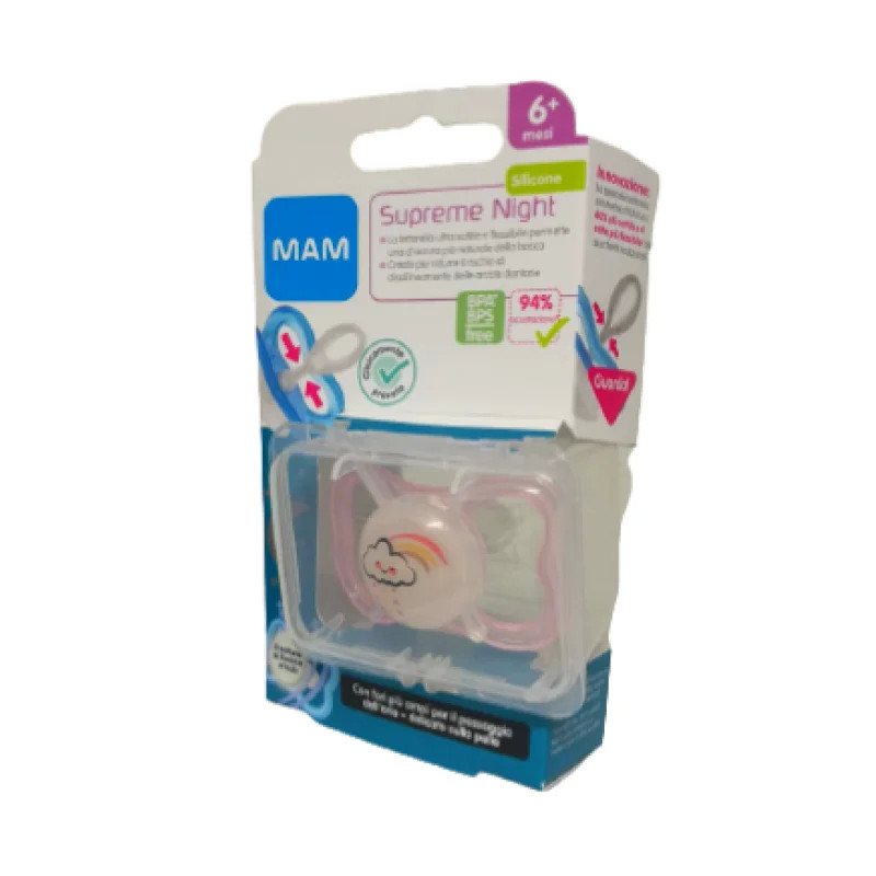 Mam Supreme Night Succhietto In Silicone 6m+ Femmina 1 Pezzo — confronto prezzi