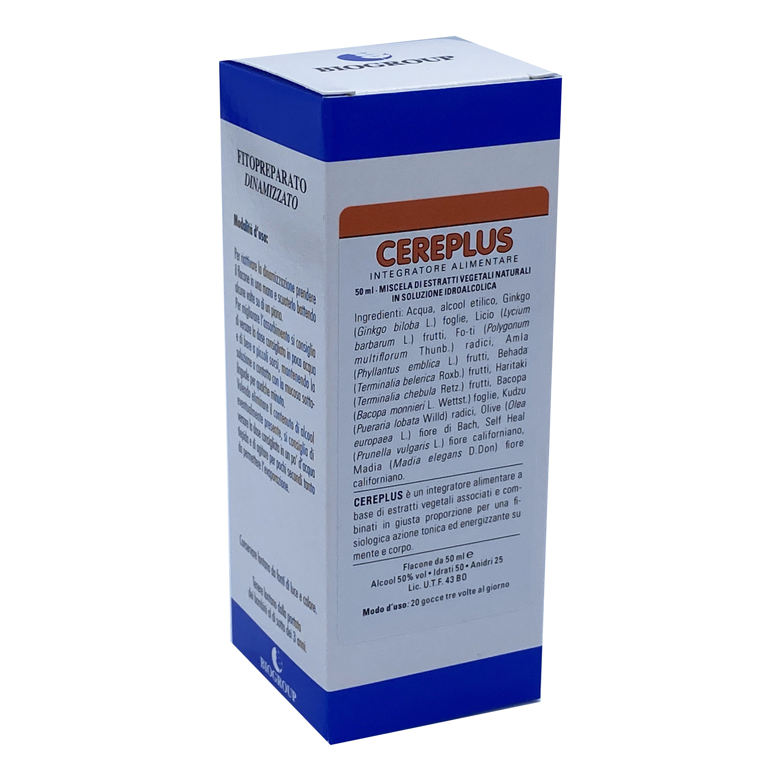 Biogroup Cereplus 50 Ml Soluzione Idroalcolica — confronto prezzi