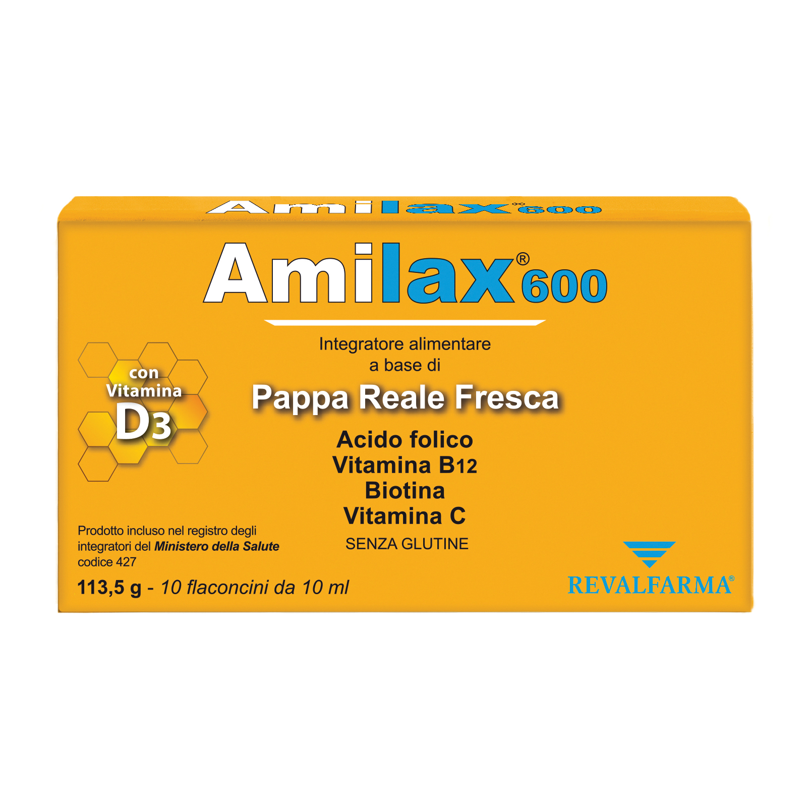 Amilax 600 10 flaconcini 10 ml