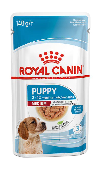 Size health nutrition medium puppy 140 g
