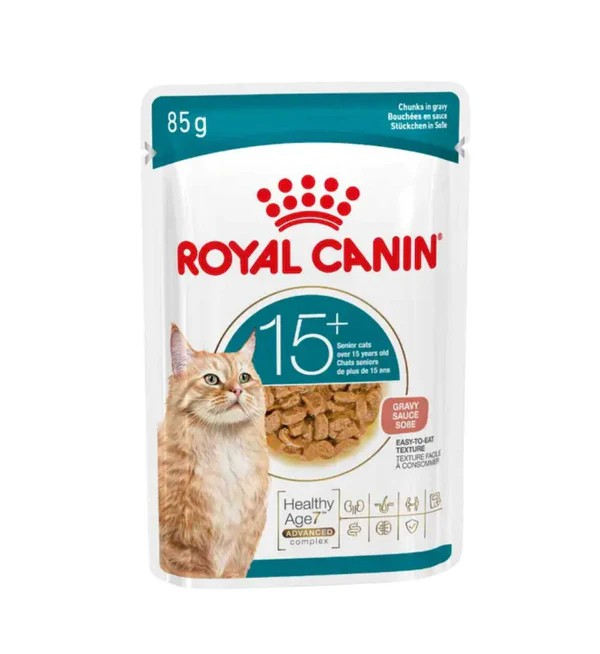 Royal Canin FHN Ageing 15+ Gravy Cibo Umido Completo per Gatti Anziani 85 g