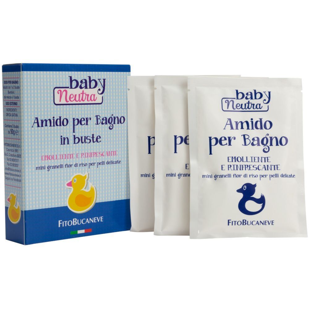 Fitobucaneve Amido Granuli Bagno Azione Lenitiva 3 Buste 150 g