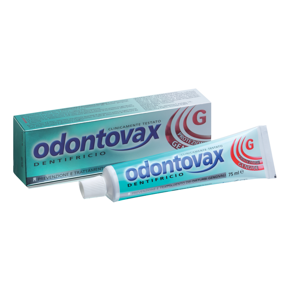 Odontovax g dentifricio protezione gengive 75 ml