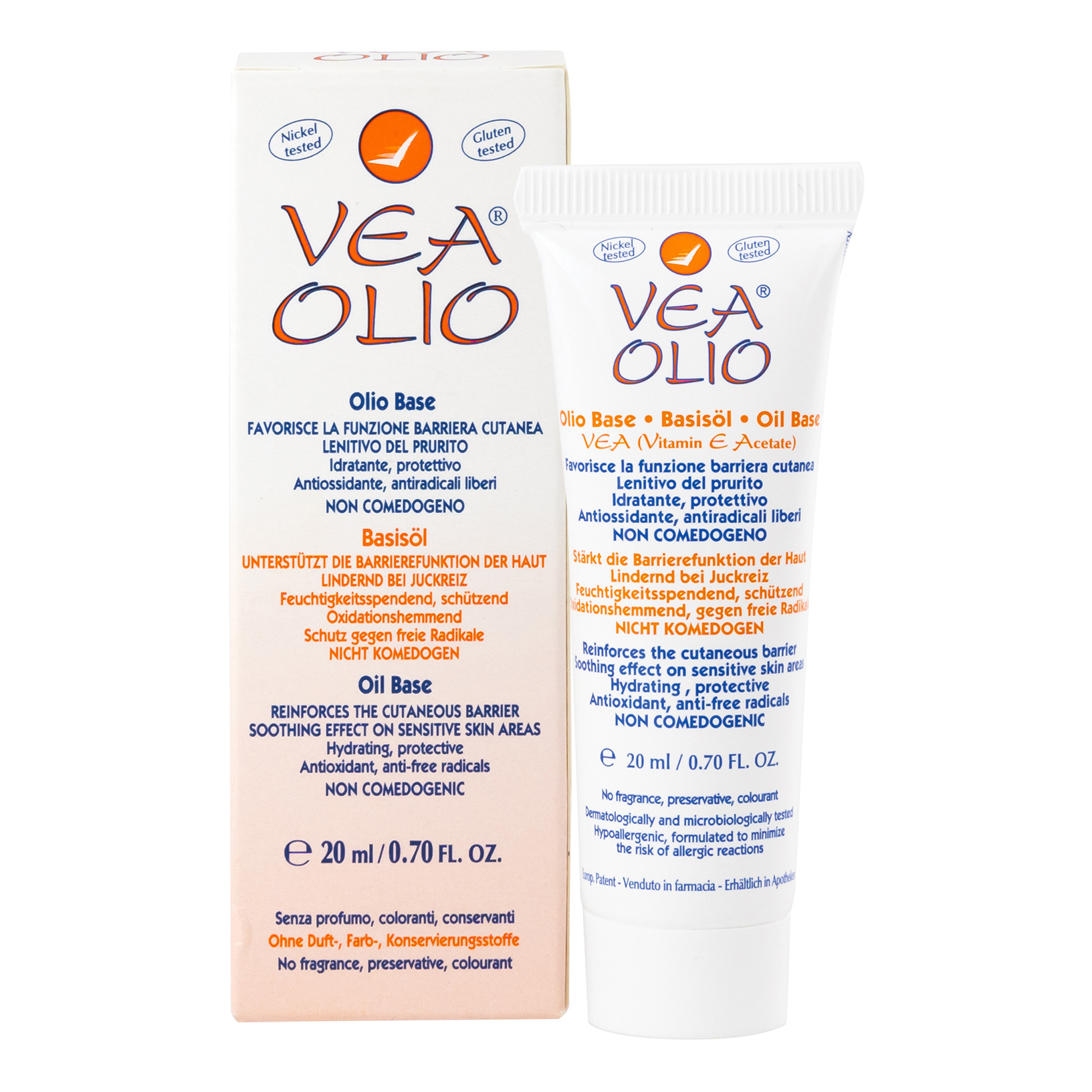Vea olio idratante protettivo pelli secche 20 ml