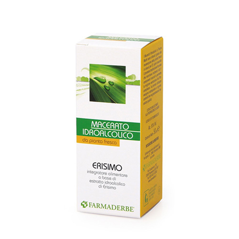Farmaderbe Erisimo Macerato Idroalcolico Benessere Apparato Respiratorio, 50ml