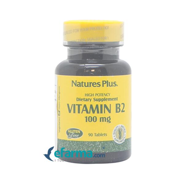 Nature's Plus Vitamina B2 Riboflavina Integratore 90 Tavolette