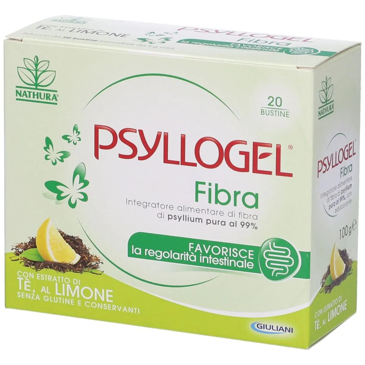 Psyllogel fibra te limone 20 bustine — confronto prezzi