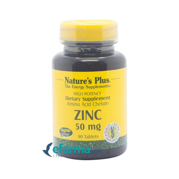 Nature's Plus Zinco Chelato Integratore 90 Tavolette