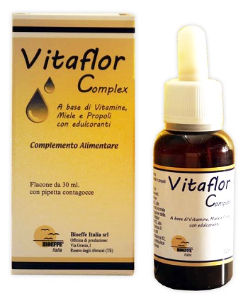 Vitaflor Complex Integratore Di Vitamine Con Miele E Propoli Gocce Orali 30ml