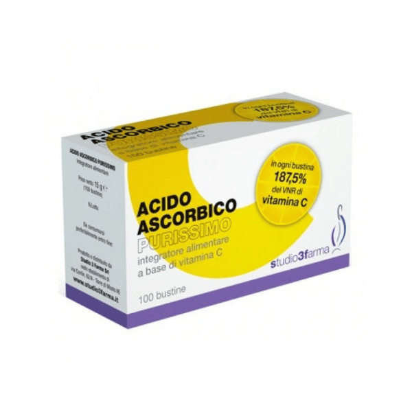 Acido Ascorbico Integratore di vitamina C 100 Bustine — confronto prezzi
