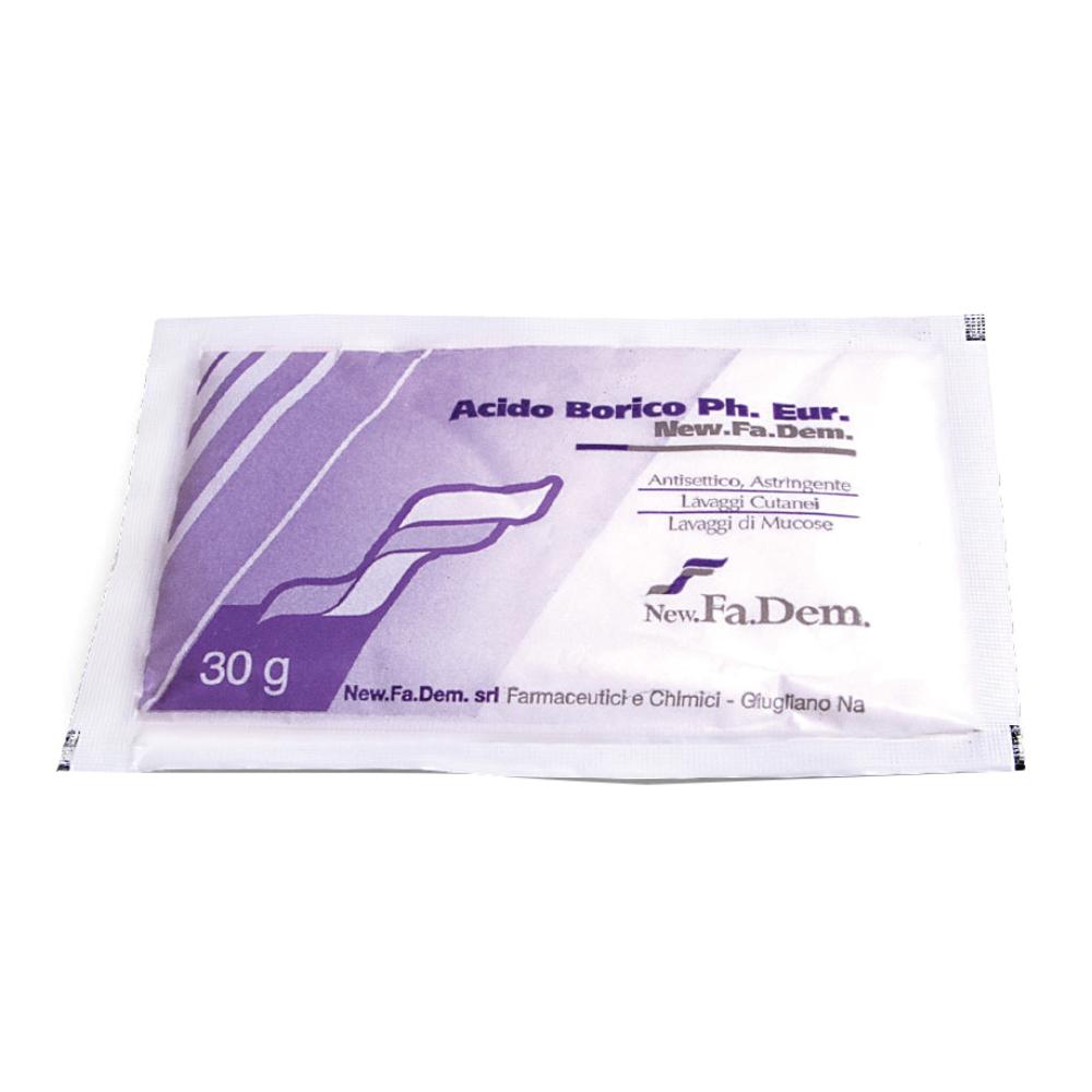 NewFaDem Acido Borico Polvere FU 30 g — confronto prezzi