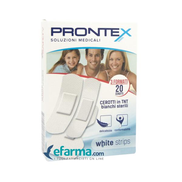 Safety Prontex White Strips Cerotti Bianchi 20 Cerotti Assortiti — confronto prezzi