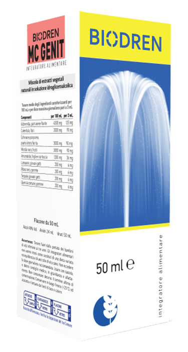 Biodren Mc Genit Soluzione Idroalcolica 50 Ml ml orale
