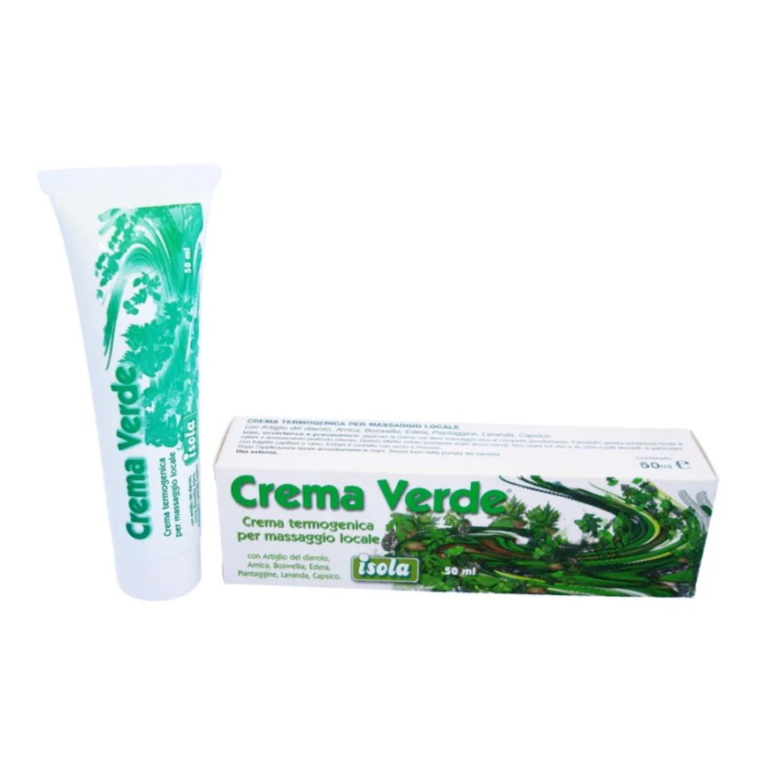Crema Verde - Riscaldante per Massaggio Locale - 50ml — confronto prezzi