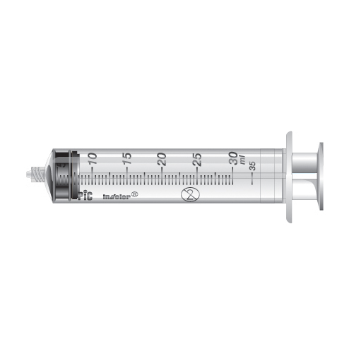 Siringa pic monouso sterile capacita' 30ml cono luer lock senza ago 1 pezzo