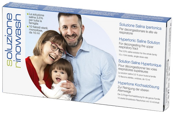 Rinowash soluzione salina ipertonica per pulizia naso 10 fiale richiudibili x 10 ml — confronto prezzi